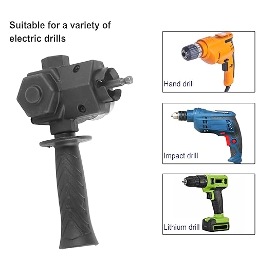 Right Angle Drill Attachment - 90 Degree Key Lock Chuck