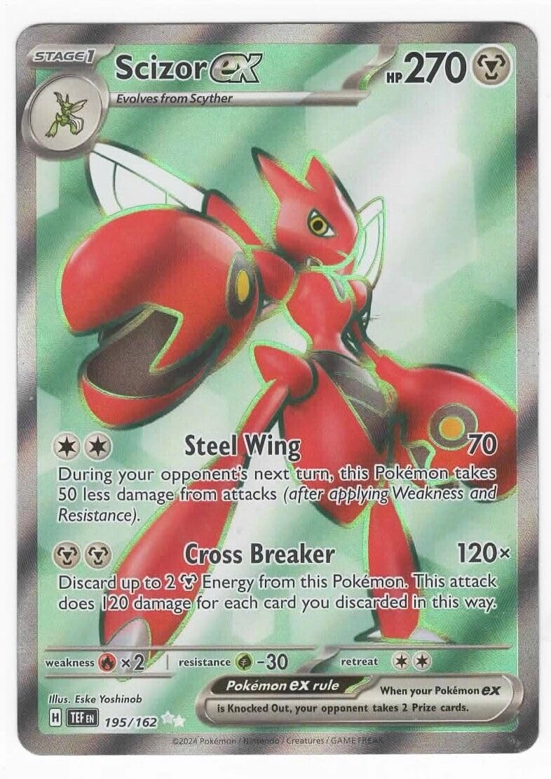 Pokémon Scizor ex 195/162