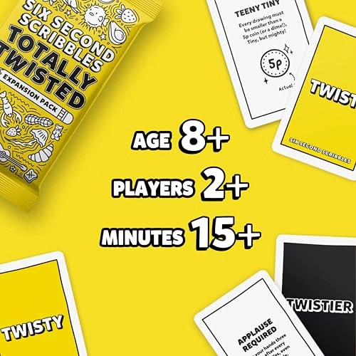 Six Second Scribbles: Totally Twisted - English 8+