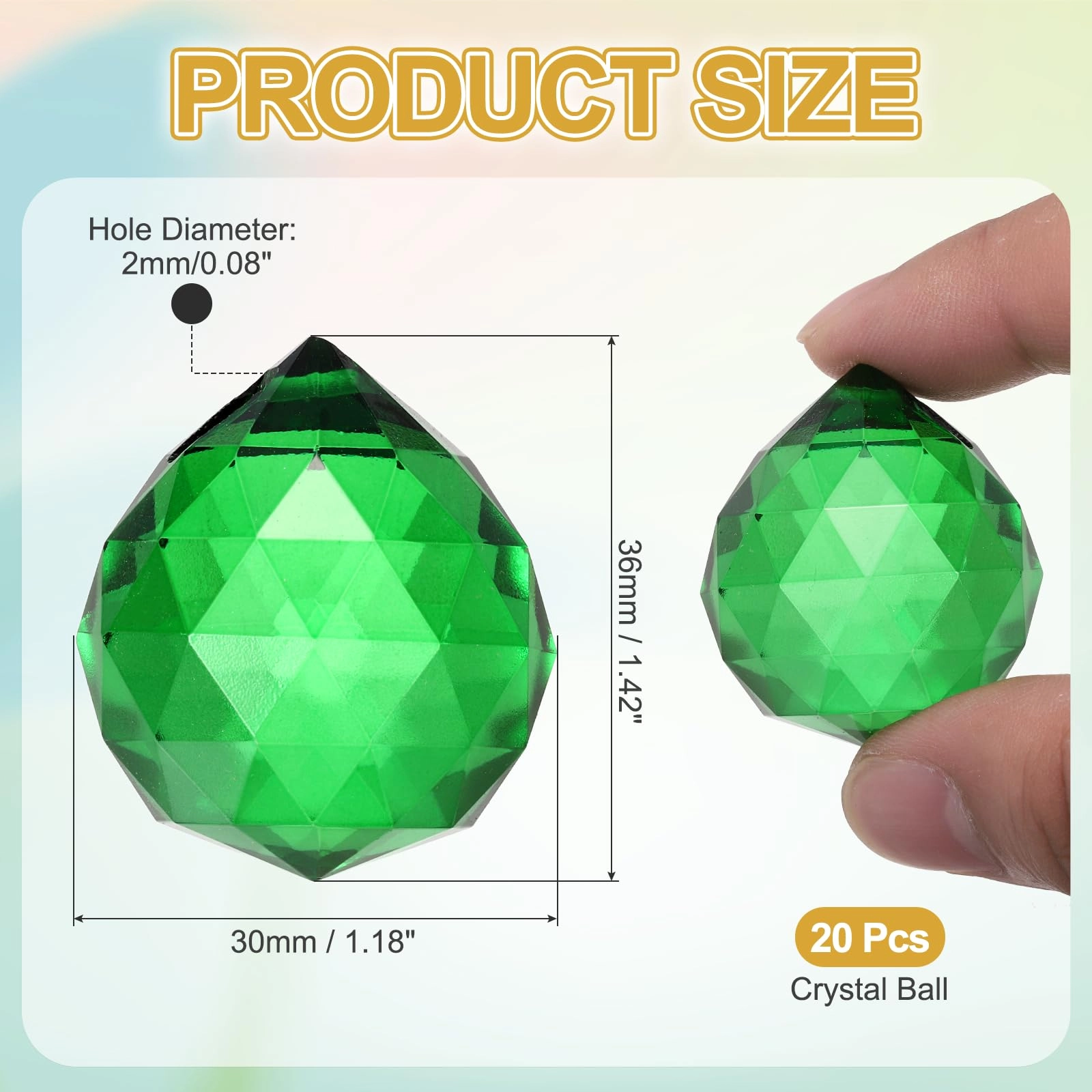Crystal Ball Prism - K9 Crystal