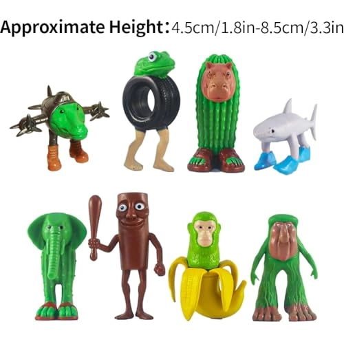 Italian Brain Red Figures (Italian toy Brainrot) 8 pcs