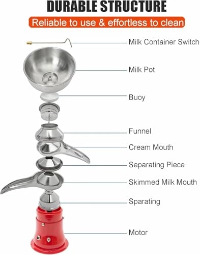 Centrifugal Milk Separator - 5L