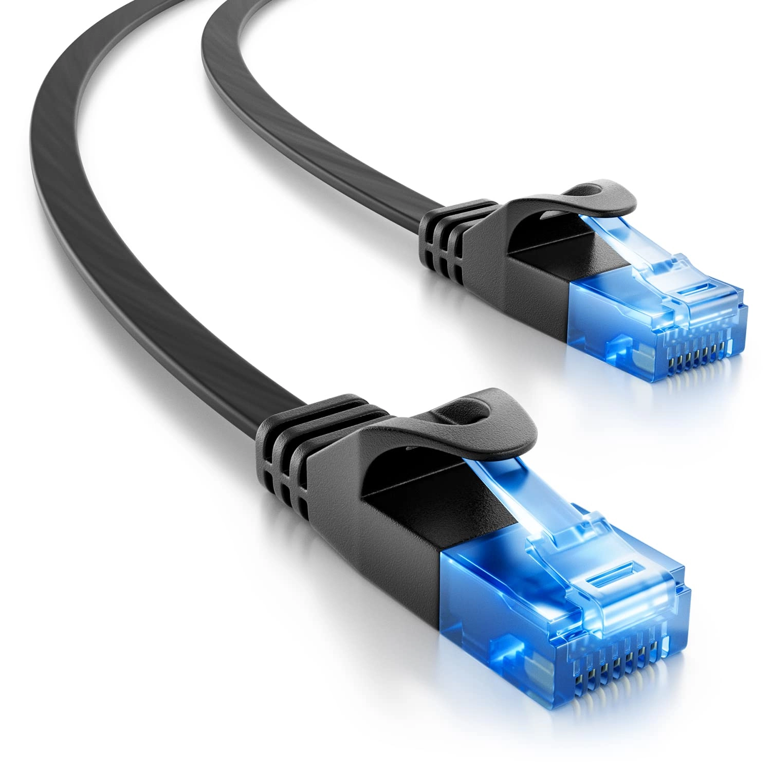 deleyCON CAT 6 Flat Network Cable - 5 M