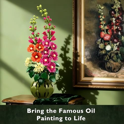 Alcea Rosea Building Set - 974pcs