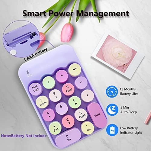 X910 - Wireless Numeric Keypad Black Red