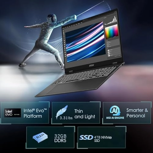 Prestige 16 AI EVO - 16'' Core i7 32GB LPDDR5 4TB SSD