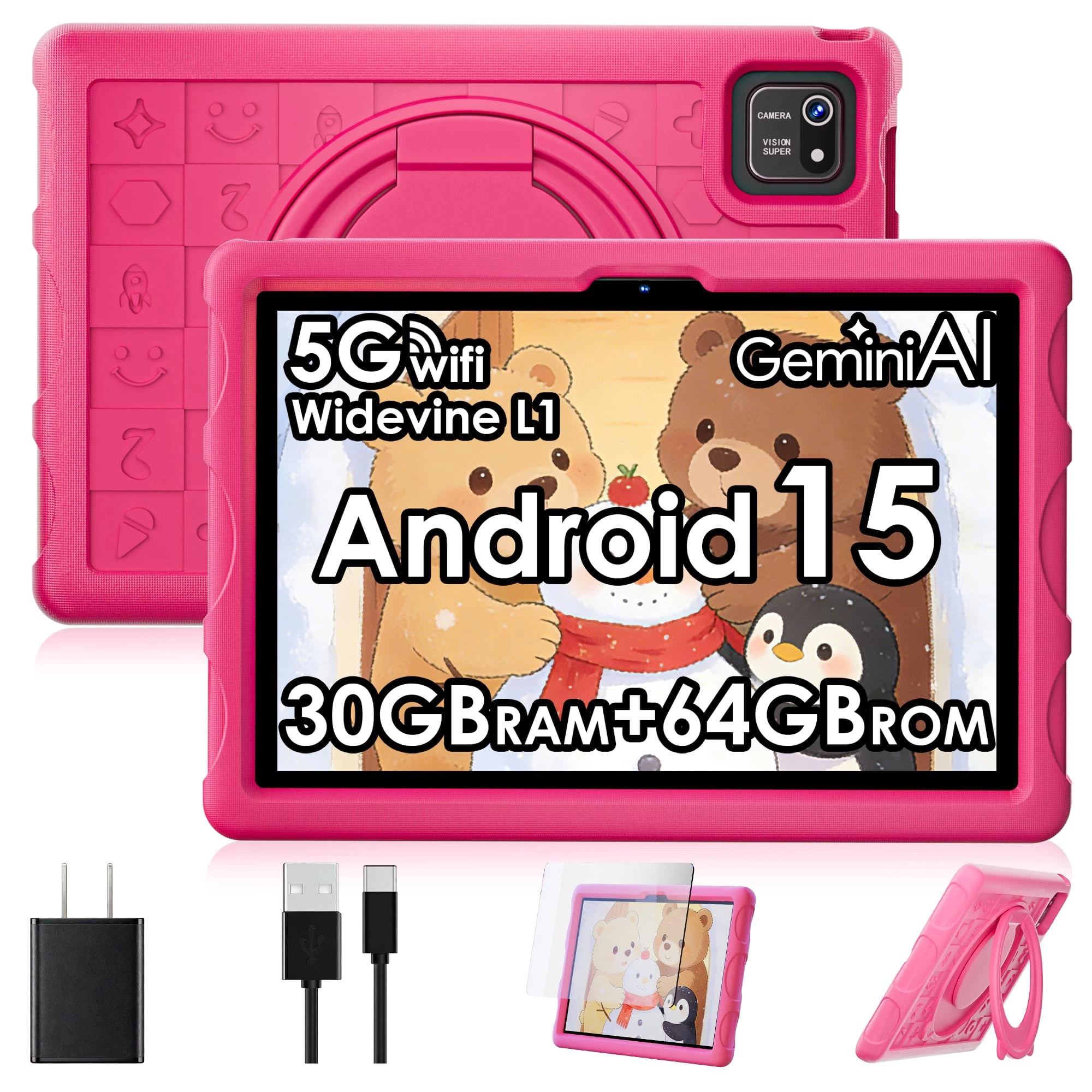 Android 15 Tablet - 64GB 10.1"