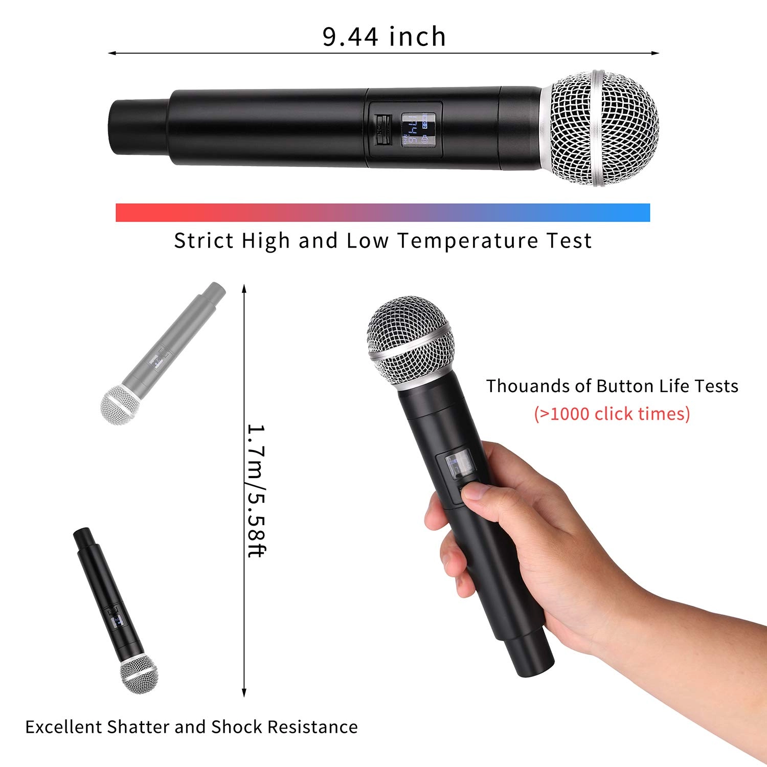 MK3002-2 - 2 wireless microphone VHF