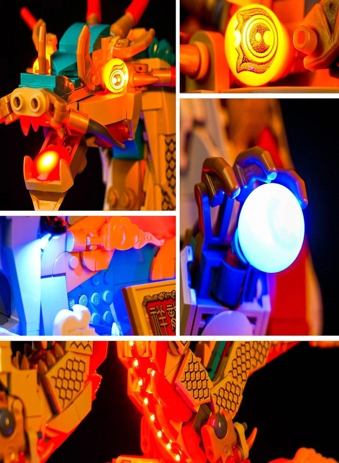 LED Lighting (80112) - Auspicious Dragon Lego