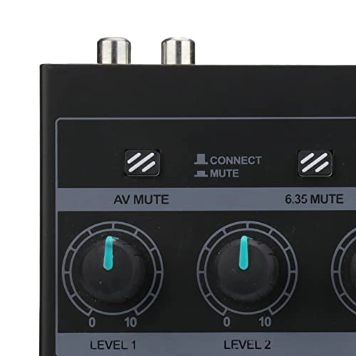 Headset Amplifier - 4 Channels Portable UK Plug