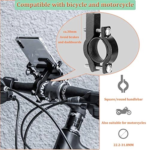 Universal 360 Degree Handlebar Mount - Anti-Vibration Adjustable Silicone for iPhone