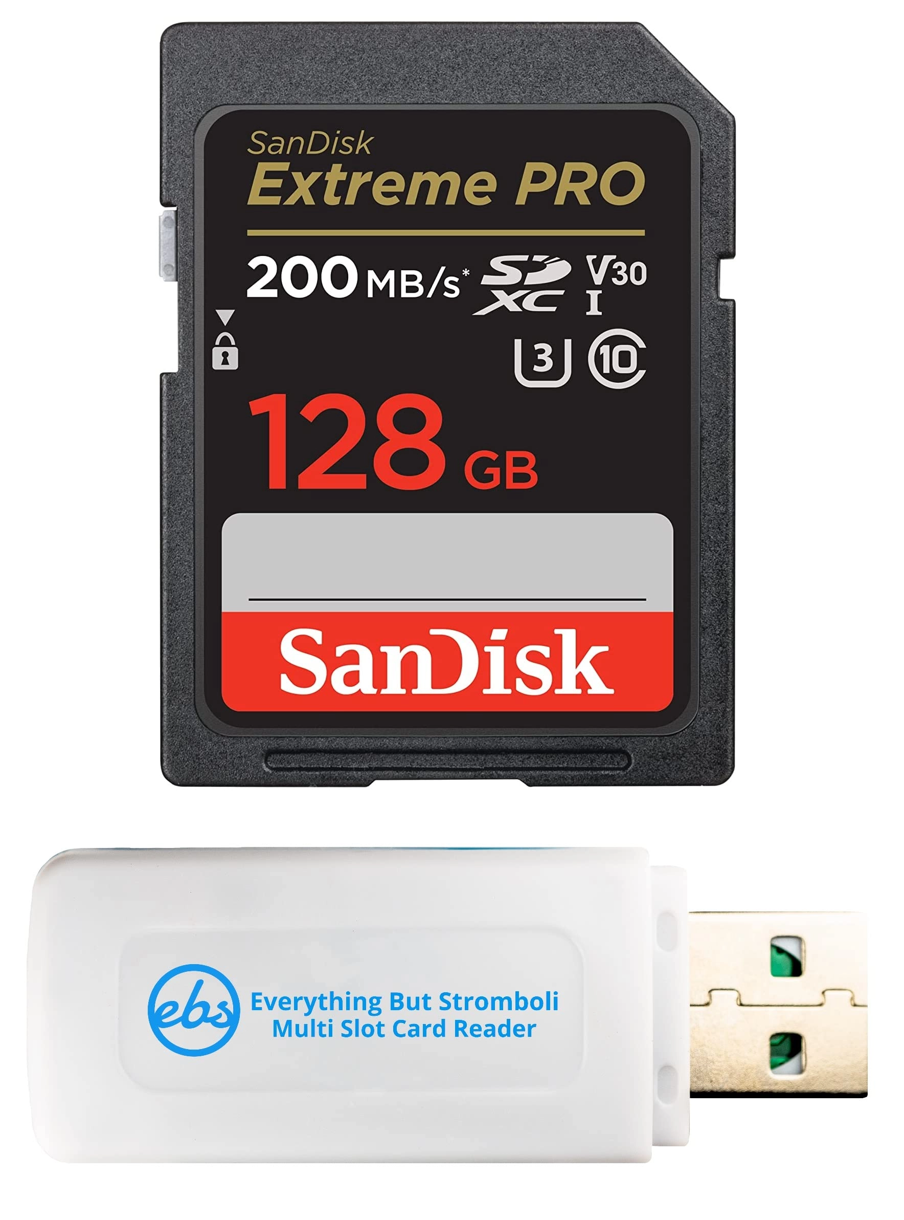 Everything But Stromboli Extreme Pro - 128GB + Multi-Slot Card Reader