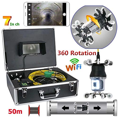 WiFi Cable Pipe Inspection Camera - 17Mm 50M