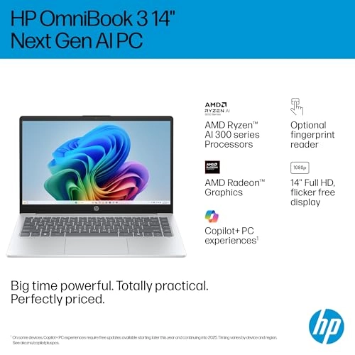 Omnibook 3 C3RA3EA - 14'' Ryzen AI 7 350 16GB DDR5 1TB SSD