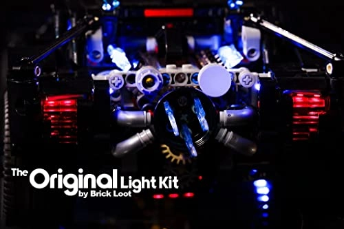 LED Lighting Light Kit for Technic The Batman Batmobile (42127) - USB Powered 35 LEDs