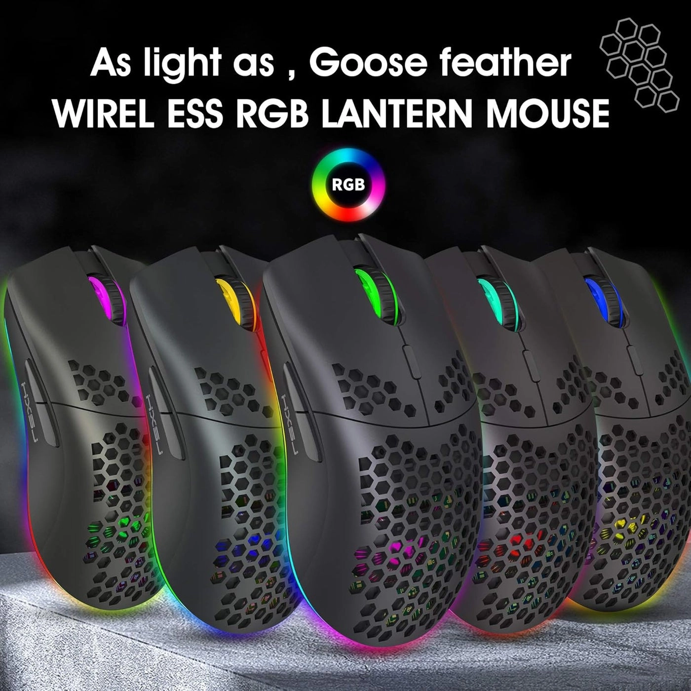 FREEDOM-WOLF X8 Gaming Mechanical Mouse - Wireless