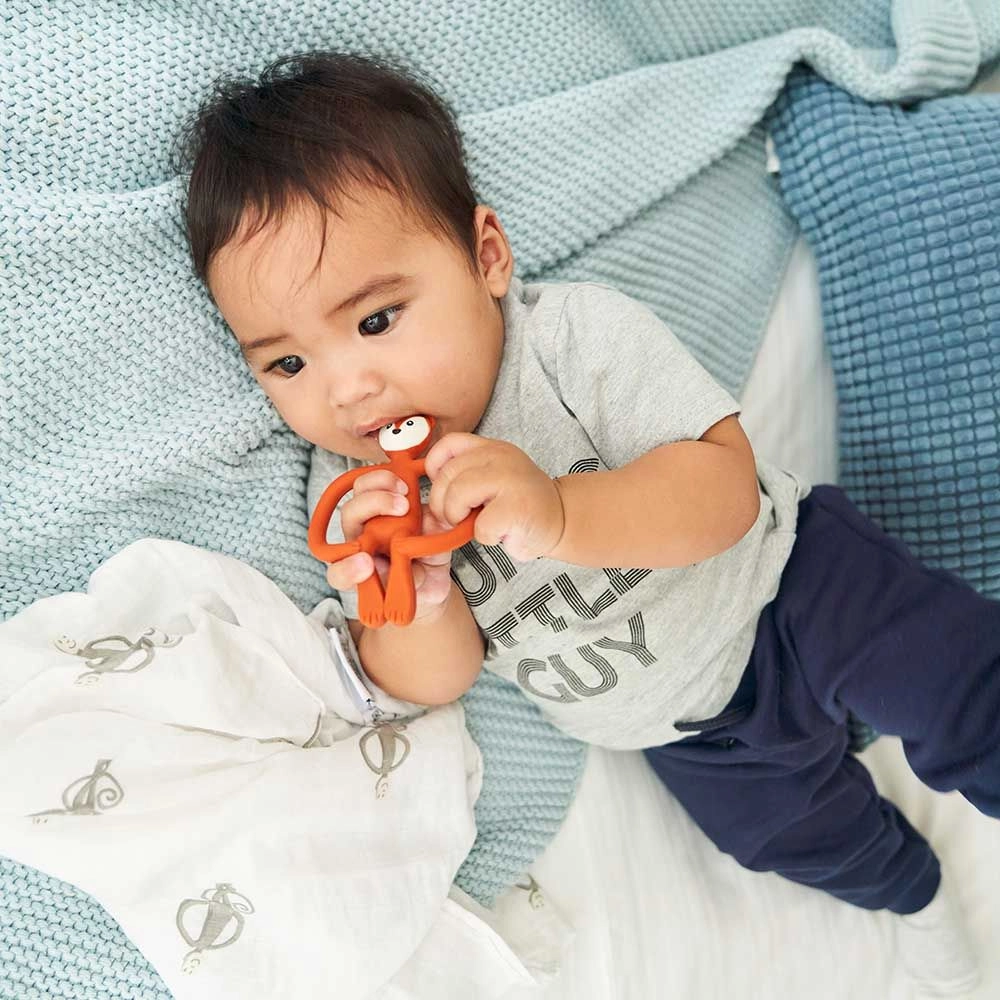 Fudge Fox Teether - food-grade silicone