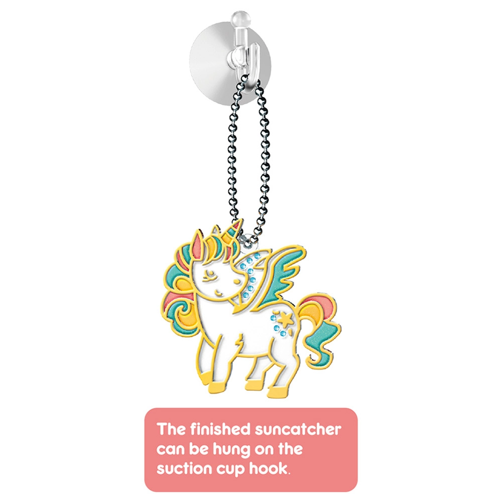 DIY Crystal Pendant Making & Coloring Set - Unicorn Large set