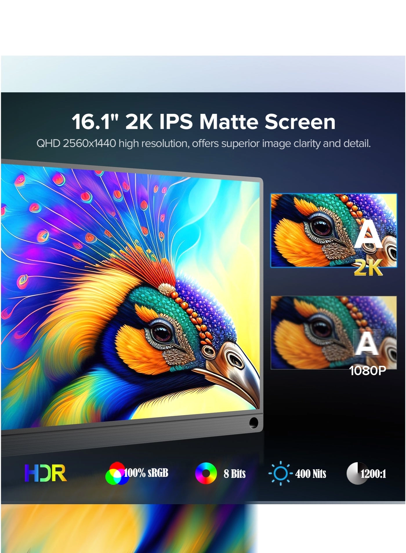 M161J05 - 16.1 Inches 2560x1440