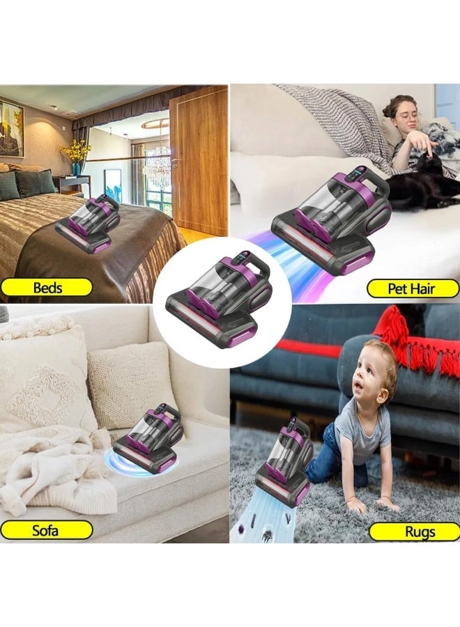 Handheld Deep Mattress Vacuum Cleaner - 10Kpa Low Noise Cordless