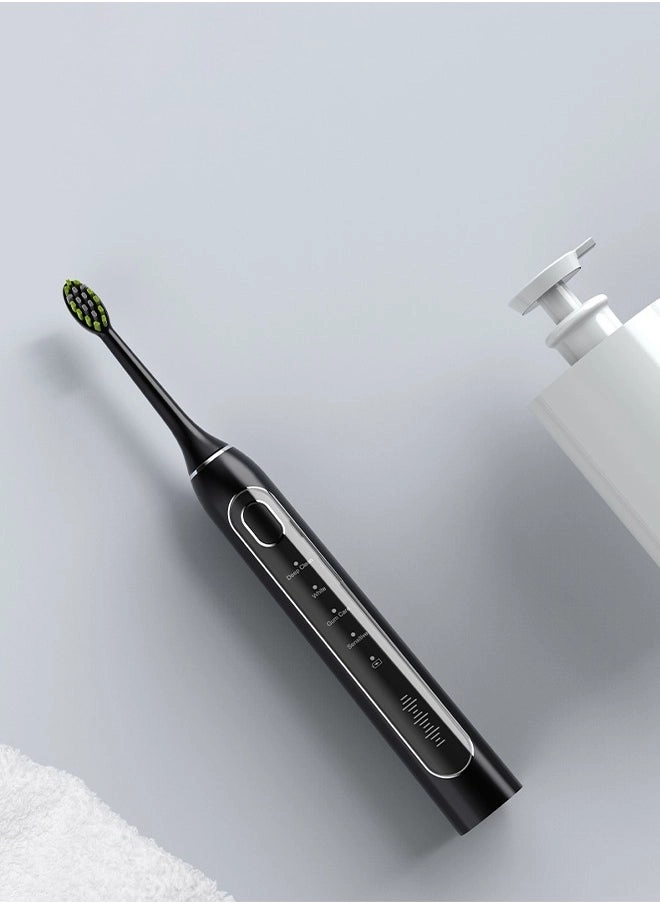 Electric Toothbrush - 2 Brush Heads Charging Cable