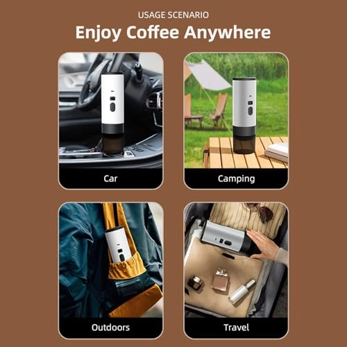 Portable Coffee Maker - 3-in-1 15bar Digital Display