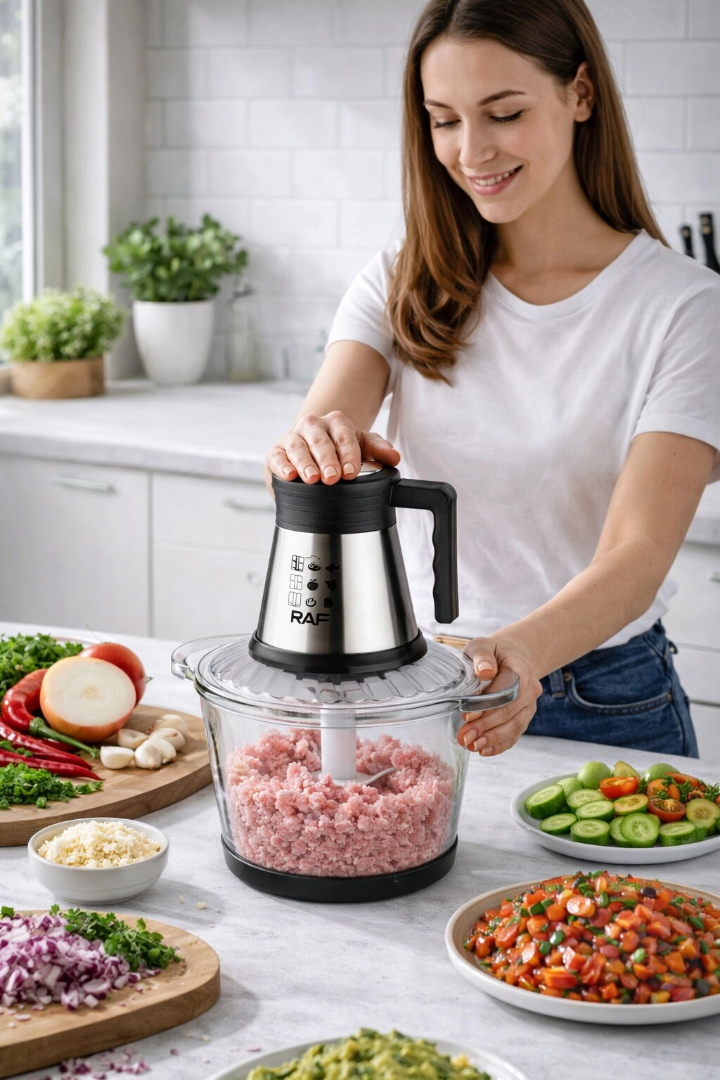 Electric Food Chopper - 3L Electric