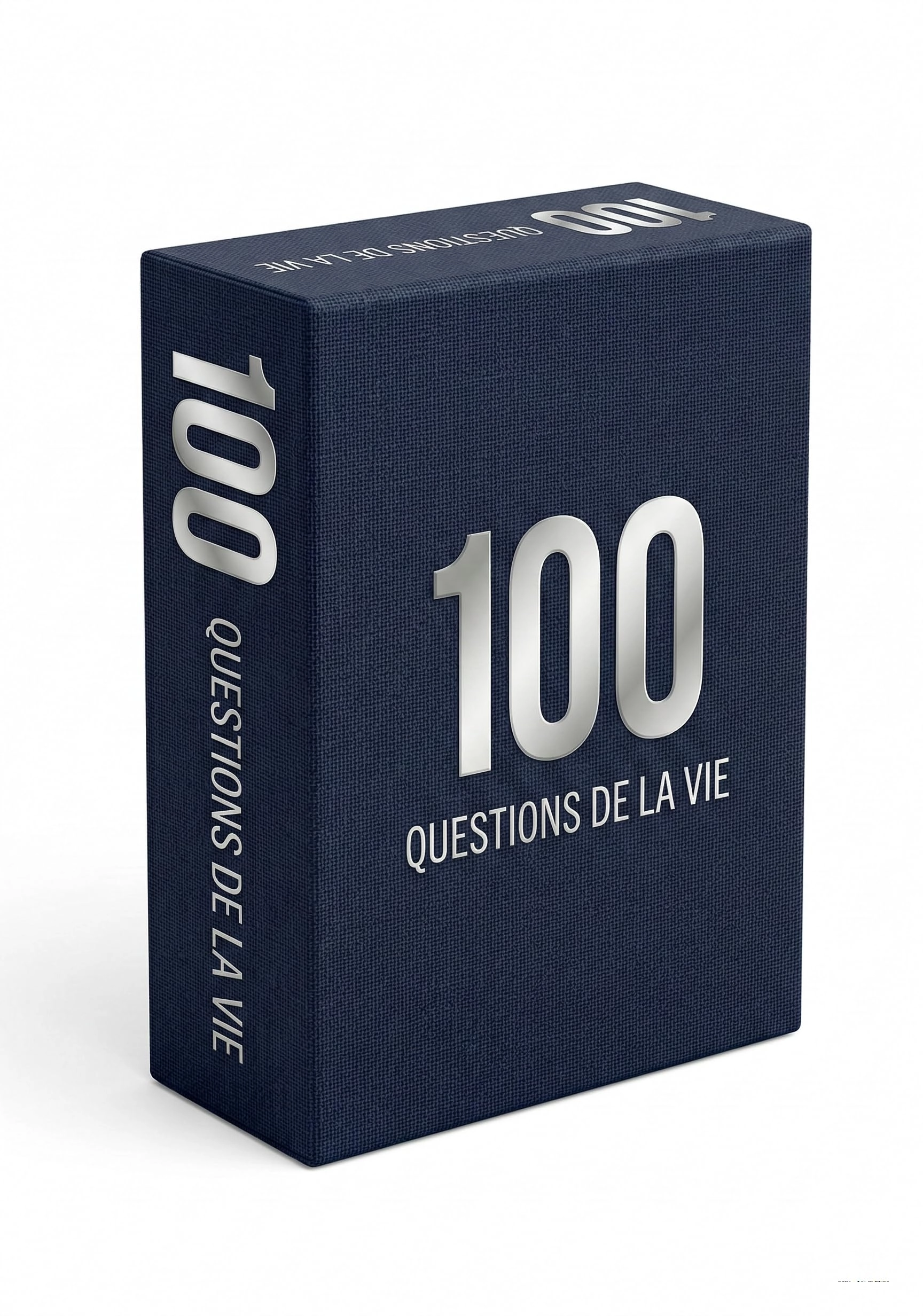 100 questions de la vie V2 - 160 questions Pocket-size French Card Game