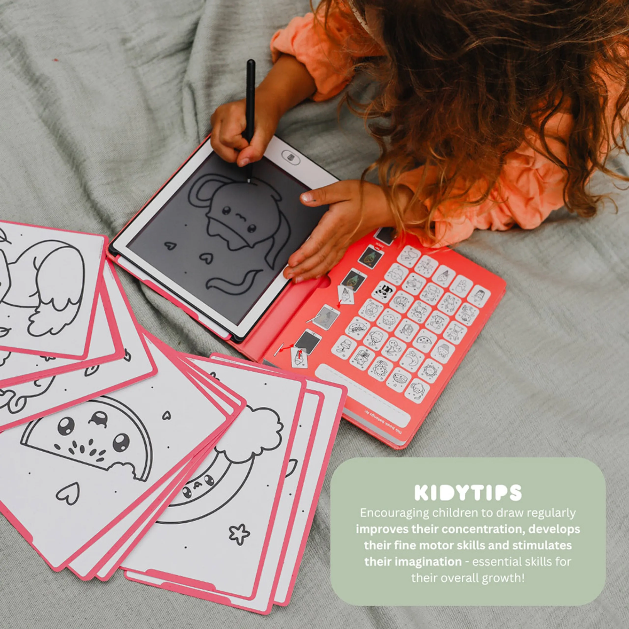 Kidydraw Mini LCD Tracing Book Animals - 4+ years