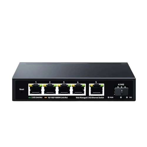 2.5GbE Managed Switch - 5-ports