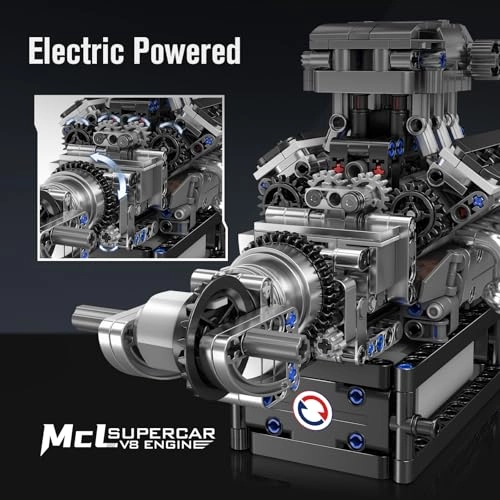 V8 Engine Model kit STEM - 8 years+ 737 pieces