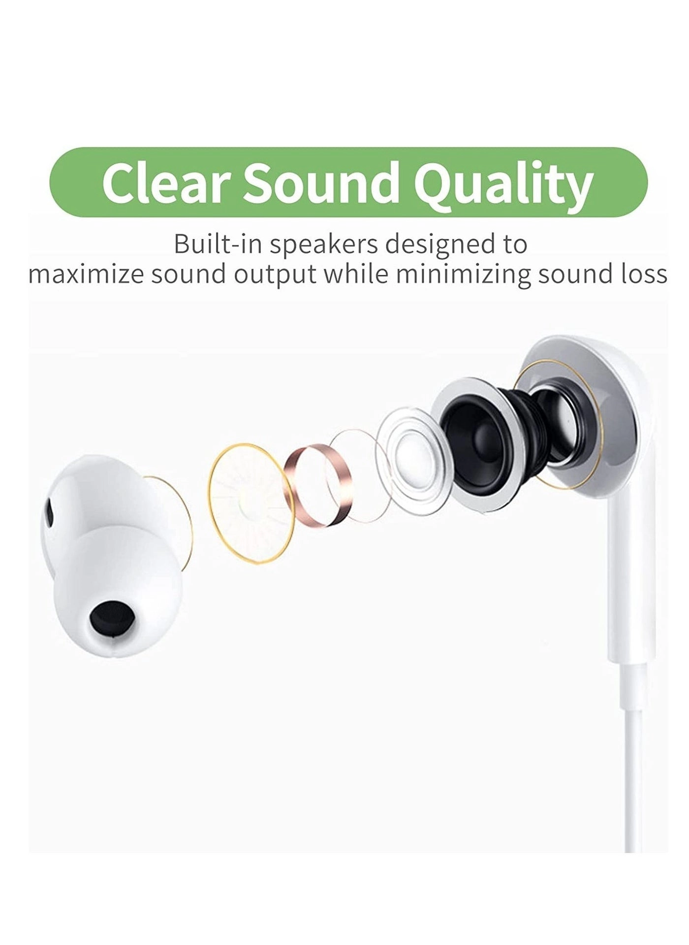 Type-C Earphones Wired Earphone