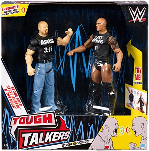 Tough Talkers - The Rock + Steve Austin (DXG92) 2 pcs