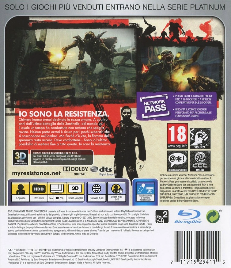 Resistance 3 - PlayStation 3