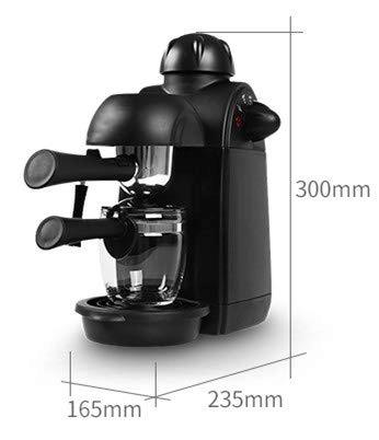 2 In 1 Espresso Maker - Milk Frother 5-Bar Pump 4 Cups