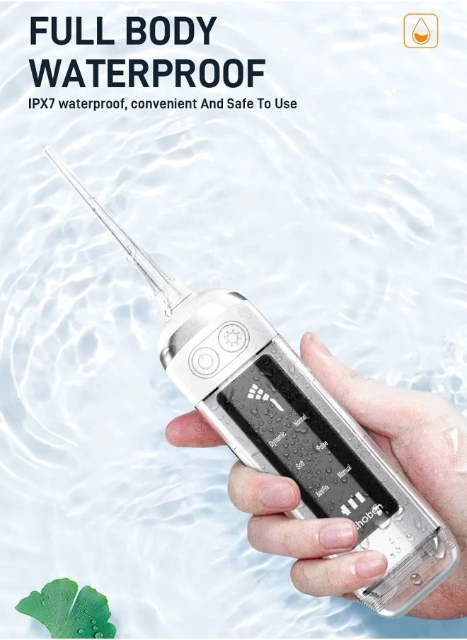 Portable Electric Toothbrush - 6 Speed White