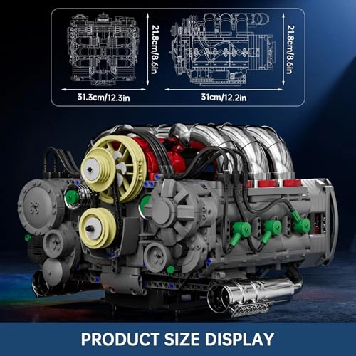 Flat-Six Engine Model Kit (10181) - Battery Box