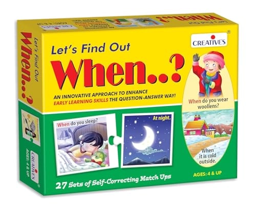 Let's Find Out When Puzzle - 4 - 6 years 40 pieces