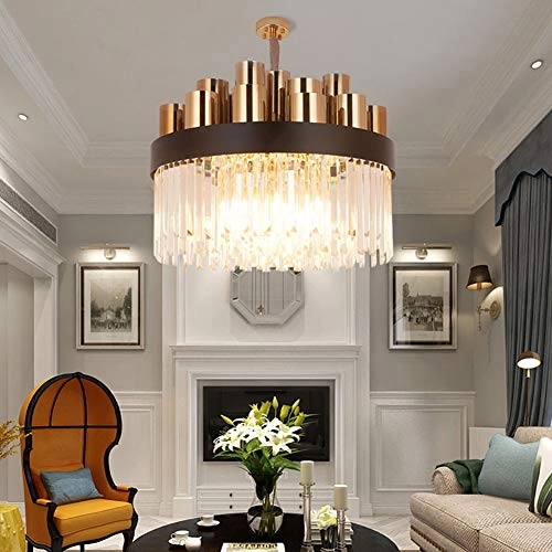 Crystal Chandelier - E14 Adjustable 60cm diameter
