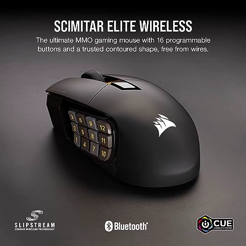 SCIMITAR ELITE RGB MMO Gaming Mouse - Wireless