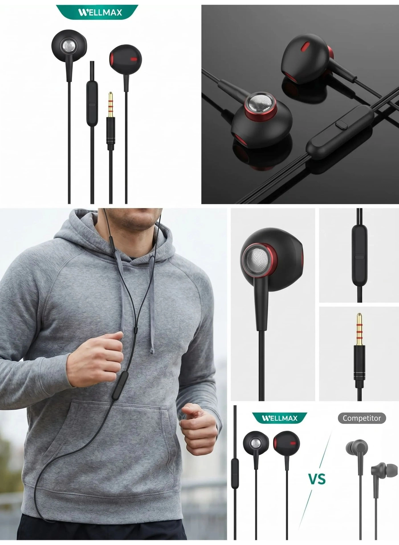JET500 Wired Headphone