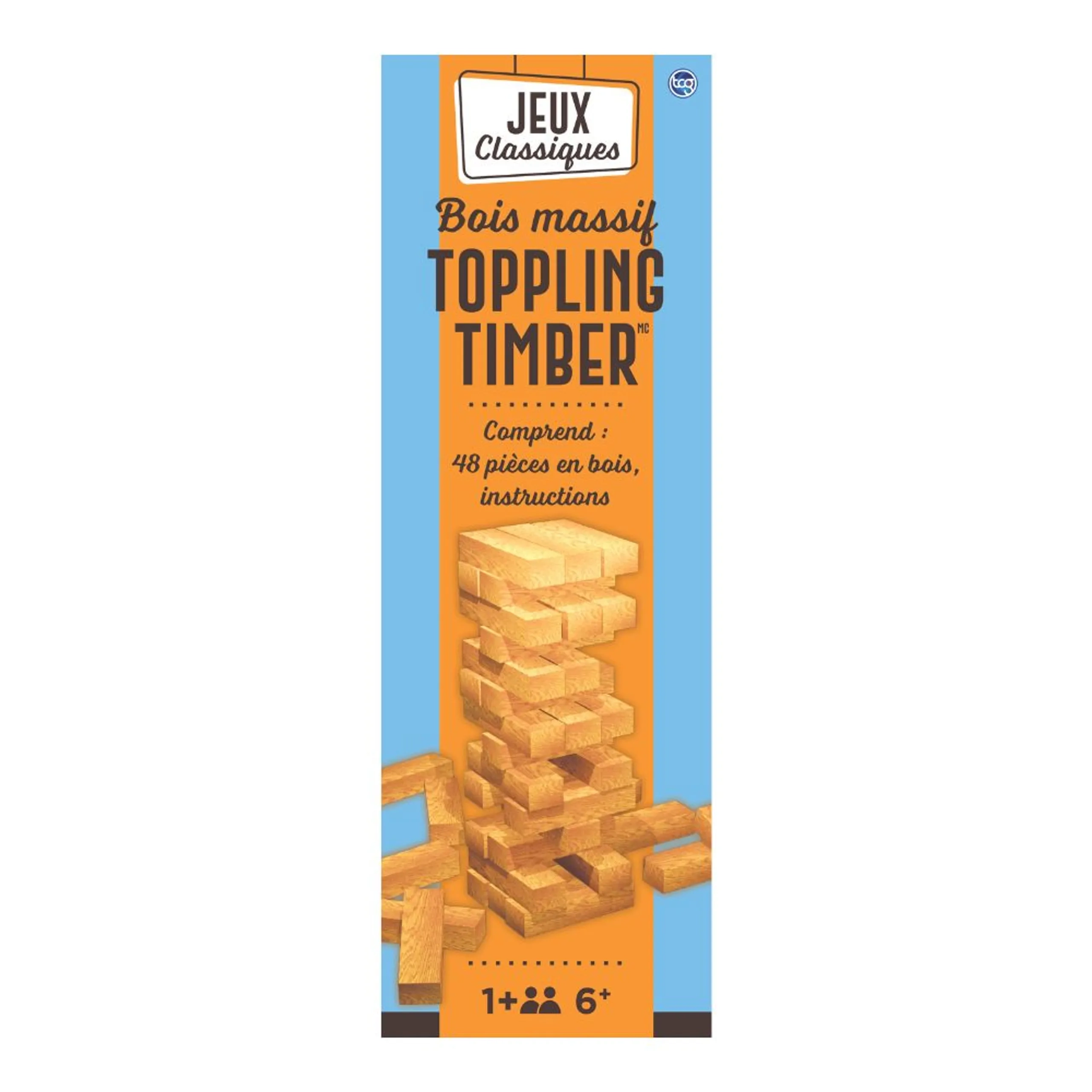 TCG Tumbling Tower - 48 blocks 1 die
