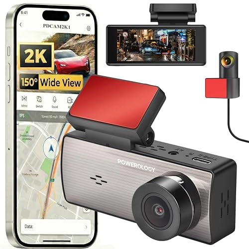 Dual Recording Dash Camera - 2560x1440