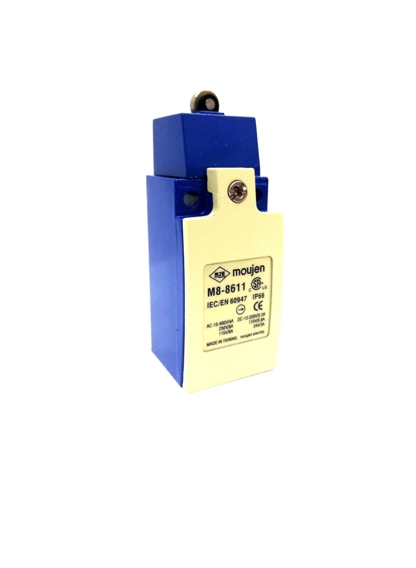 Moujen Push Roller Plunger Type Limit Switch - IP66 M8-8611A