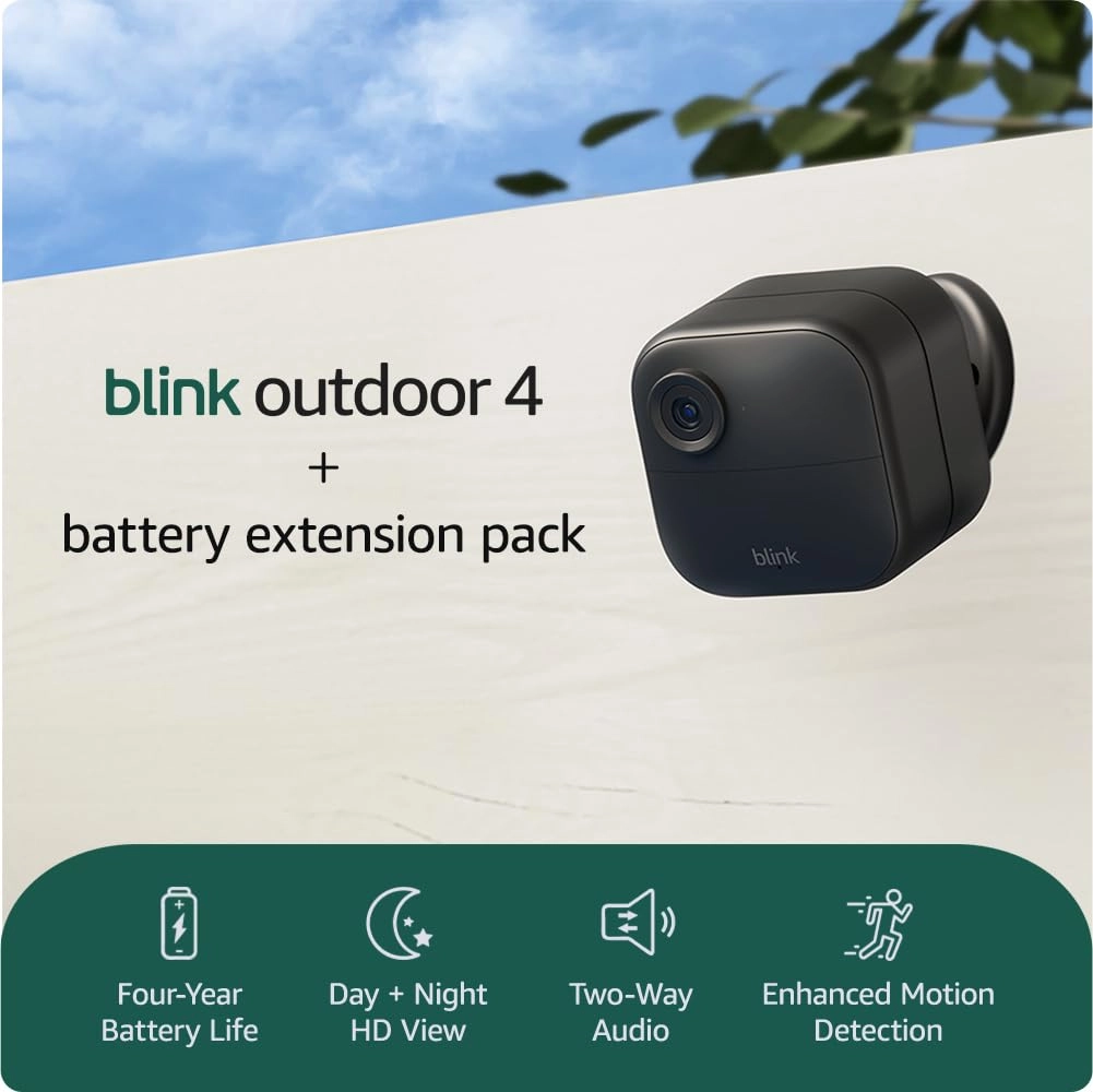 Blink Outdoor 4 + Battery Extension Pack