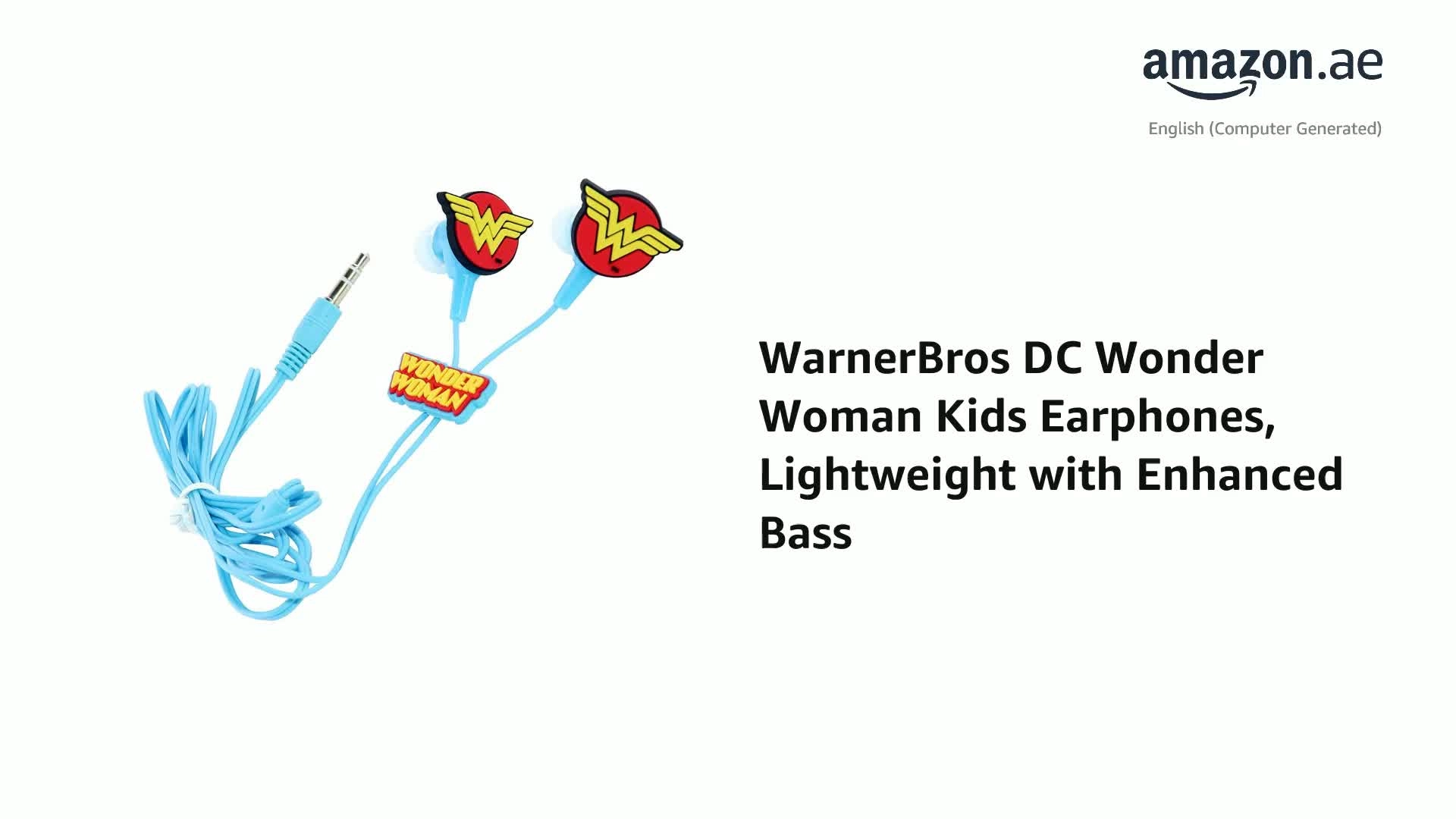 DC Wonder Woman Wired Earphone