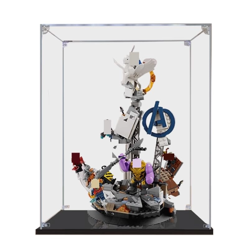 HCAEIOFJ Display Case for LEGO Endgame Final Battle 76266 - Acrylic Avengers
