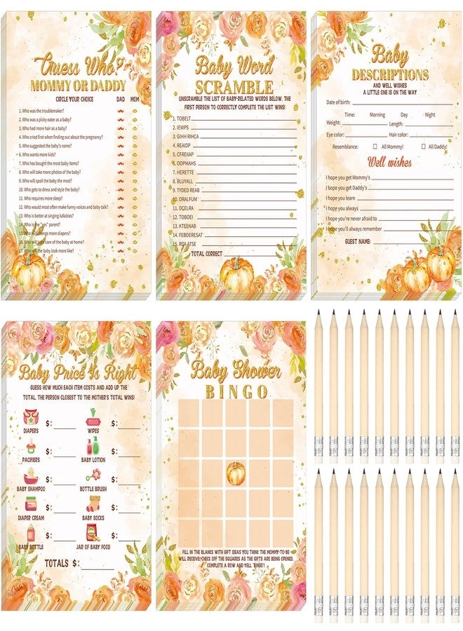 Baby Shower Games Activities Cards - 145 pieces