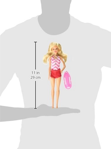 Barbie Careers Lifeguard Doll - Plastic Blonde Hair