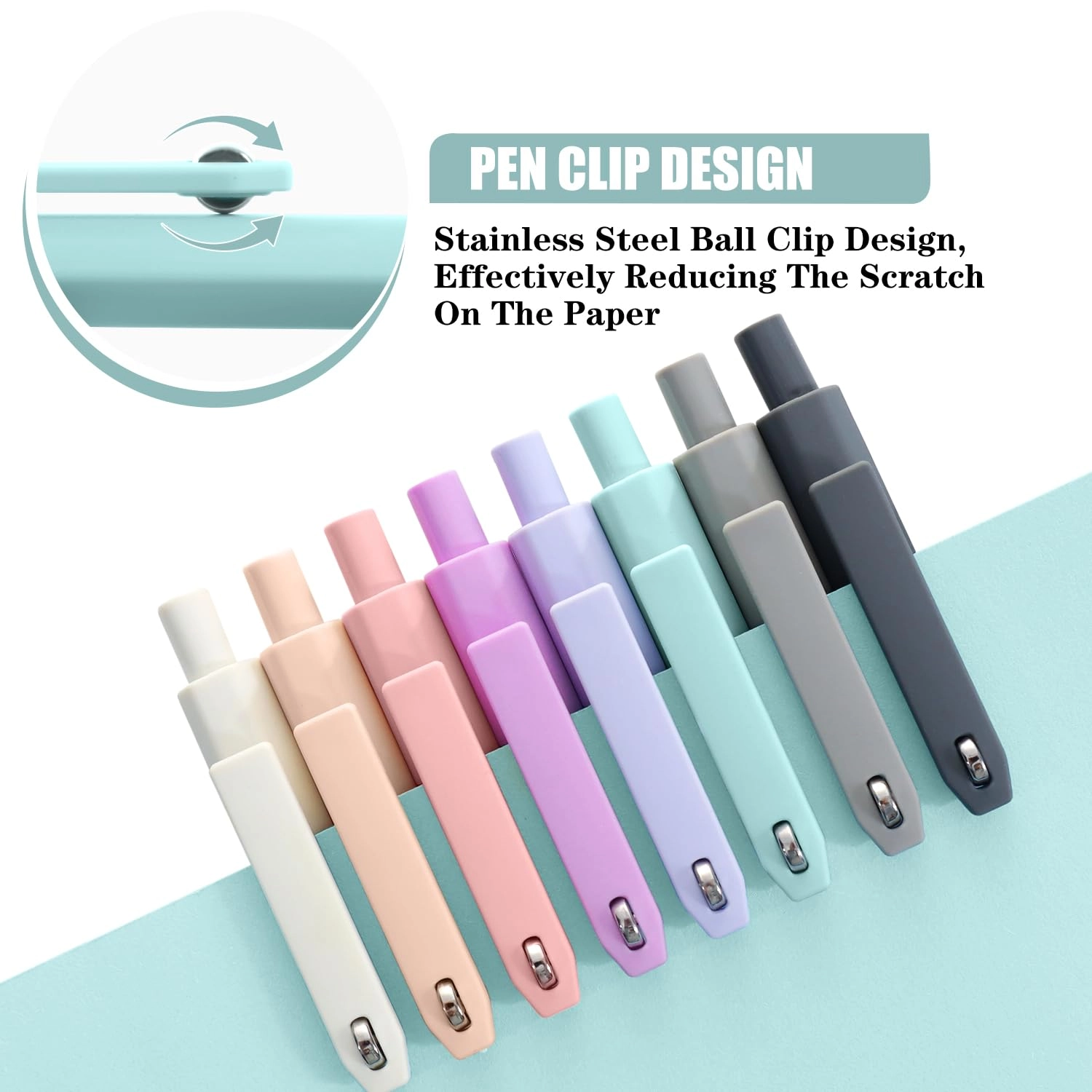 Aesthetic Pens - 8 Pcs 0.5mm